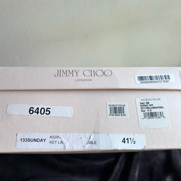 Jimmy Choo Kid Patent Typhoon Ankle Strap Pumps - Picture 9 of 9